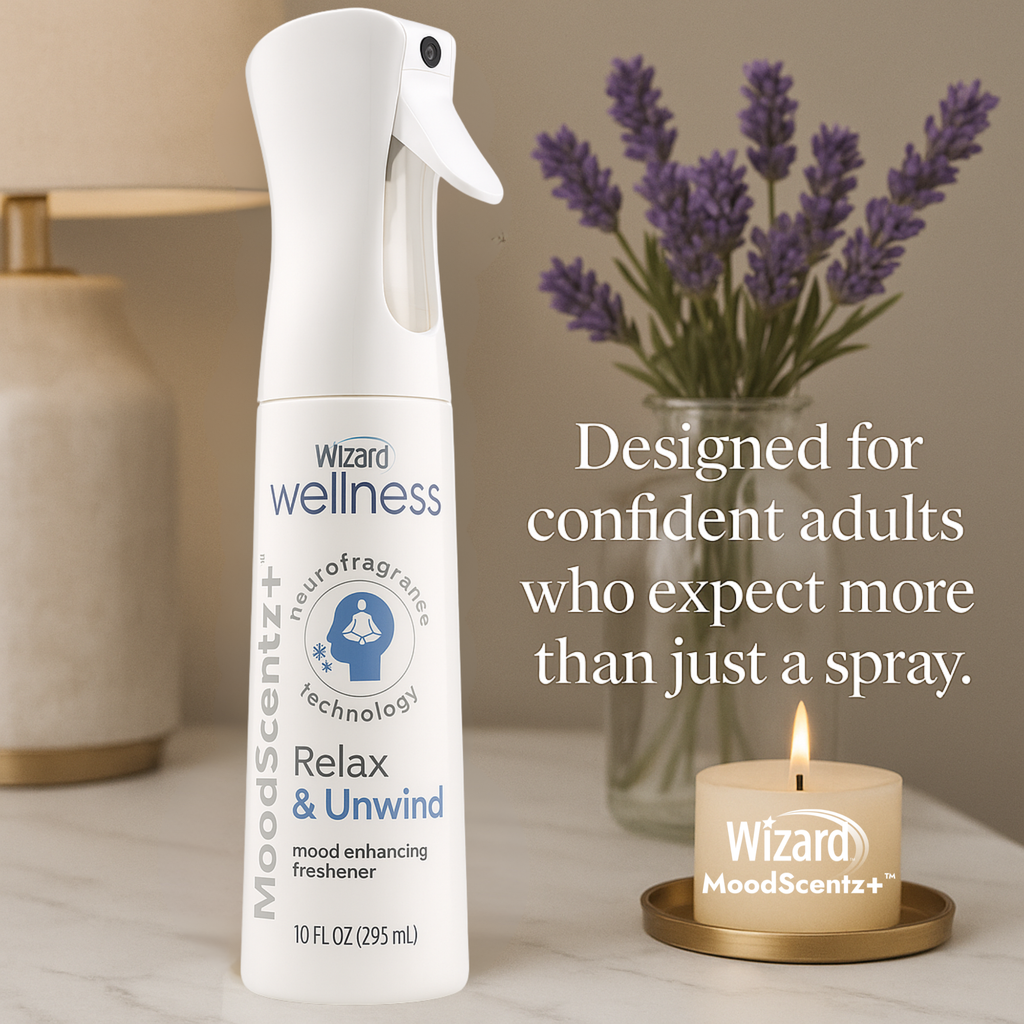 Wizard MoodScentz+™ Mood Enhancing Air Mist (Relax & Unwind)