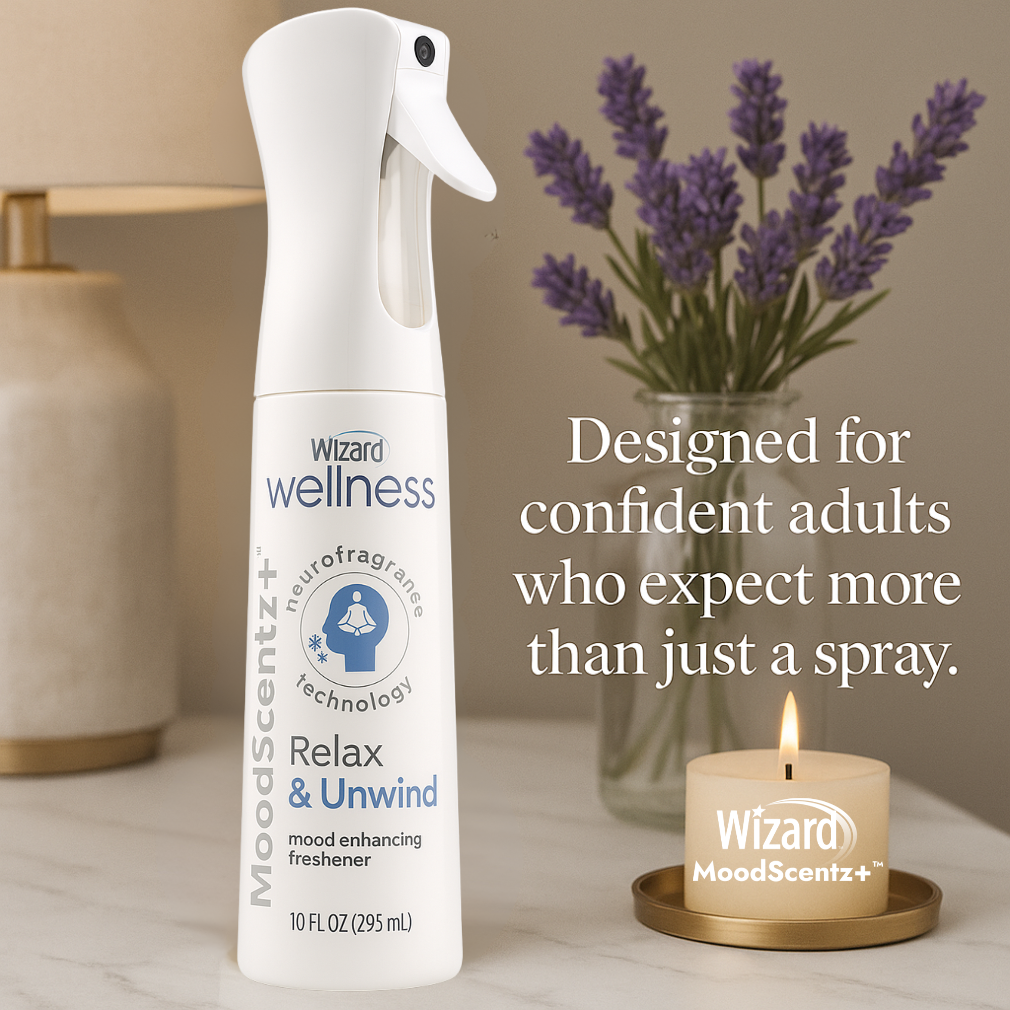 Wizard MoodScentz+™ Mood Enhancing Air Mist (Relax & Unwind)