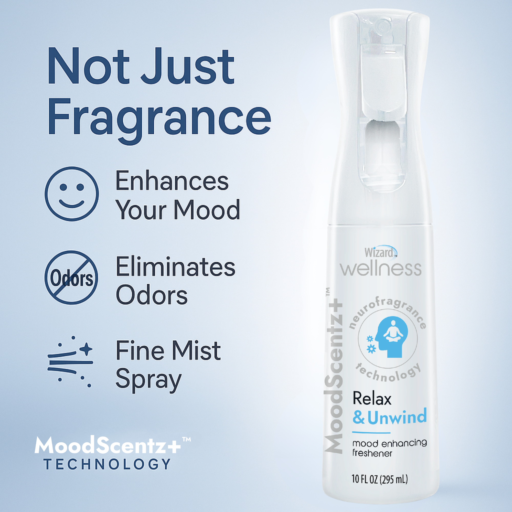 Wizard MoodScentz+™ Mood Enhancing Air Mist (Relax & Unwind)