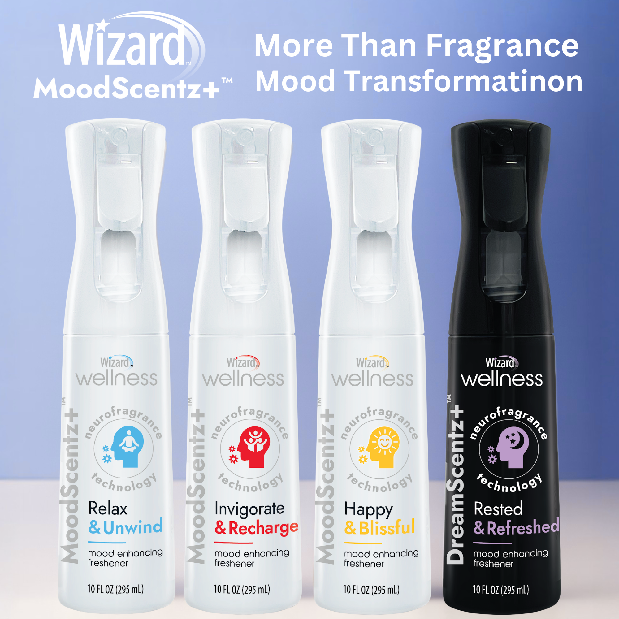 Wizard MoodScentz+™ Mood Enhancing Air Mist (Relax & Unwind)