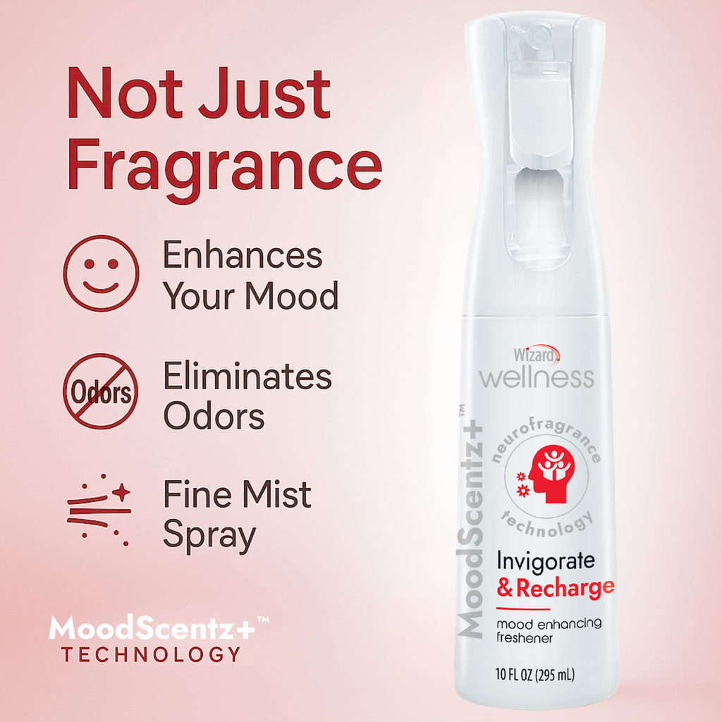 Wizard MoodScentz+™ Mood Enhancing Air Mist (Invigorate & Recharge)