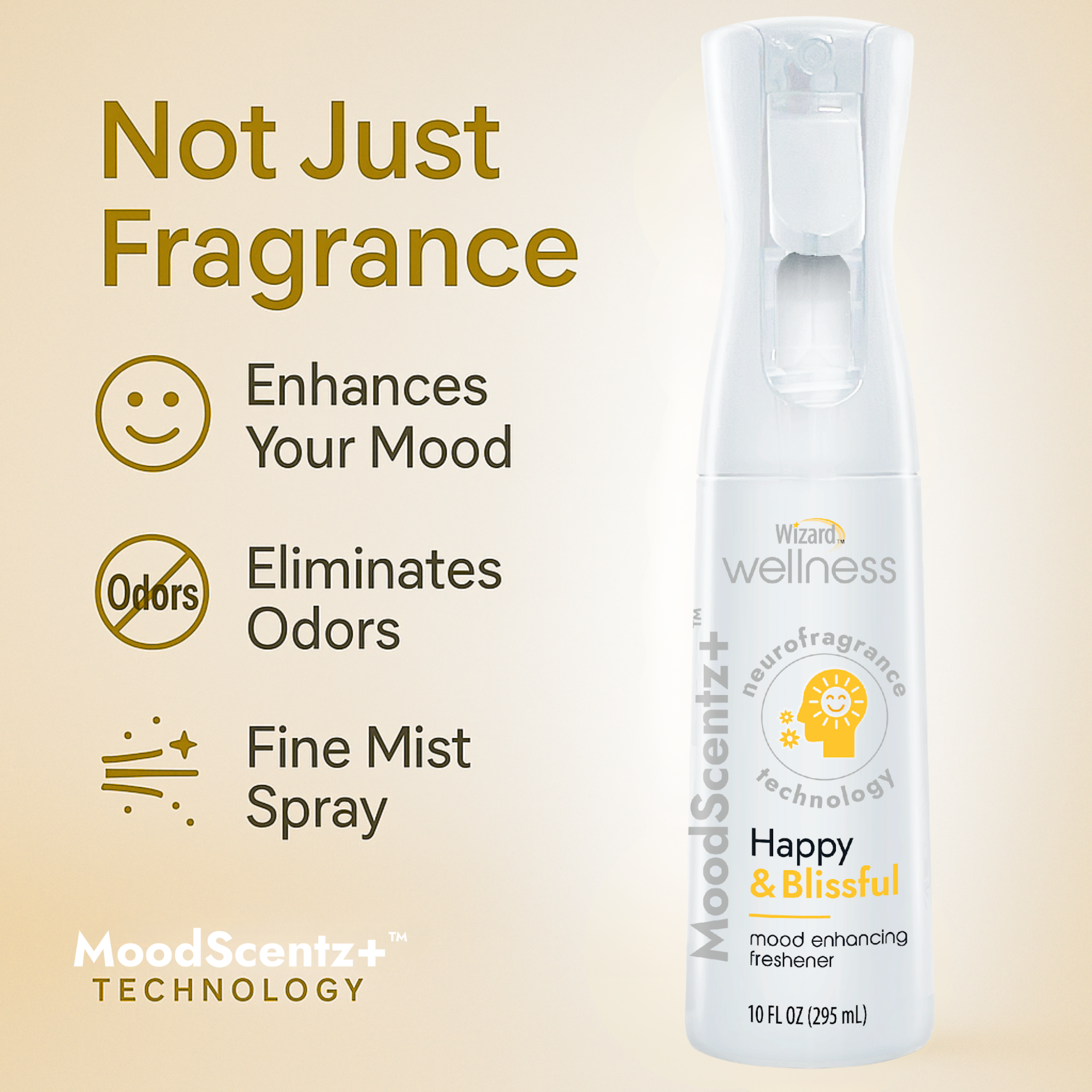 Wizard MoodScentz+™ Mood Enhancing Air Mist (Happy & Blissful)
