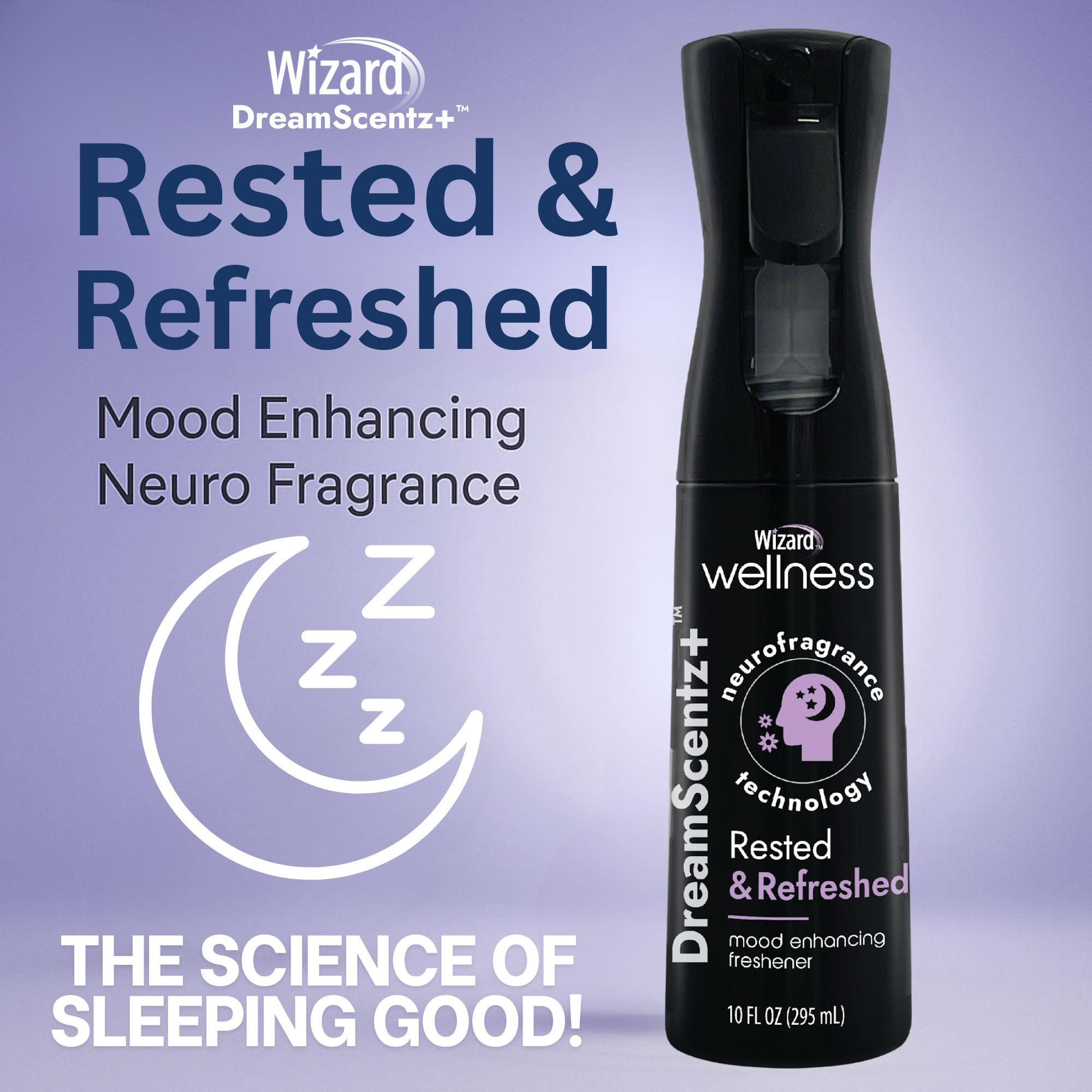 Wizard DreamScentz+™ Mood Enhancing Air Mist (Rested & Refreshed)