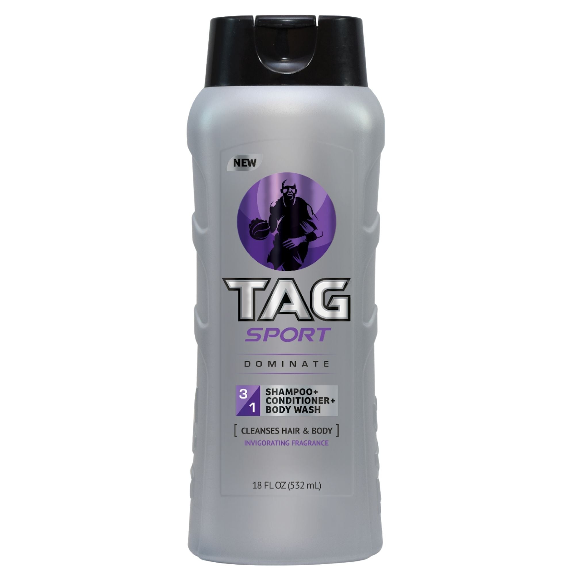 TAG 3-in-1 Shampoo, Dominate Scent, 18 oz
