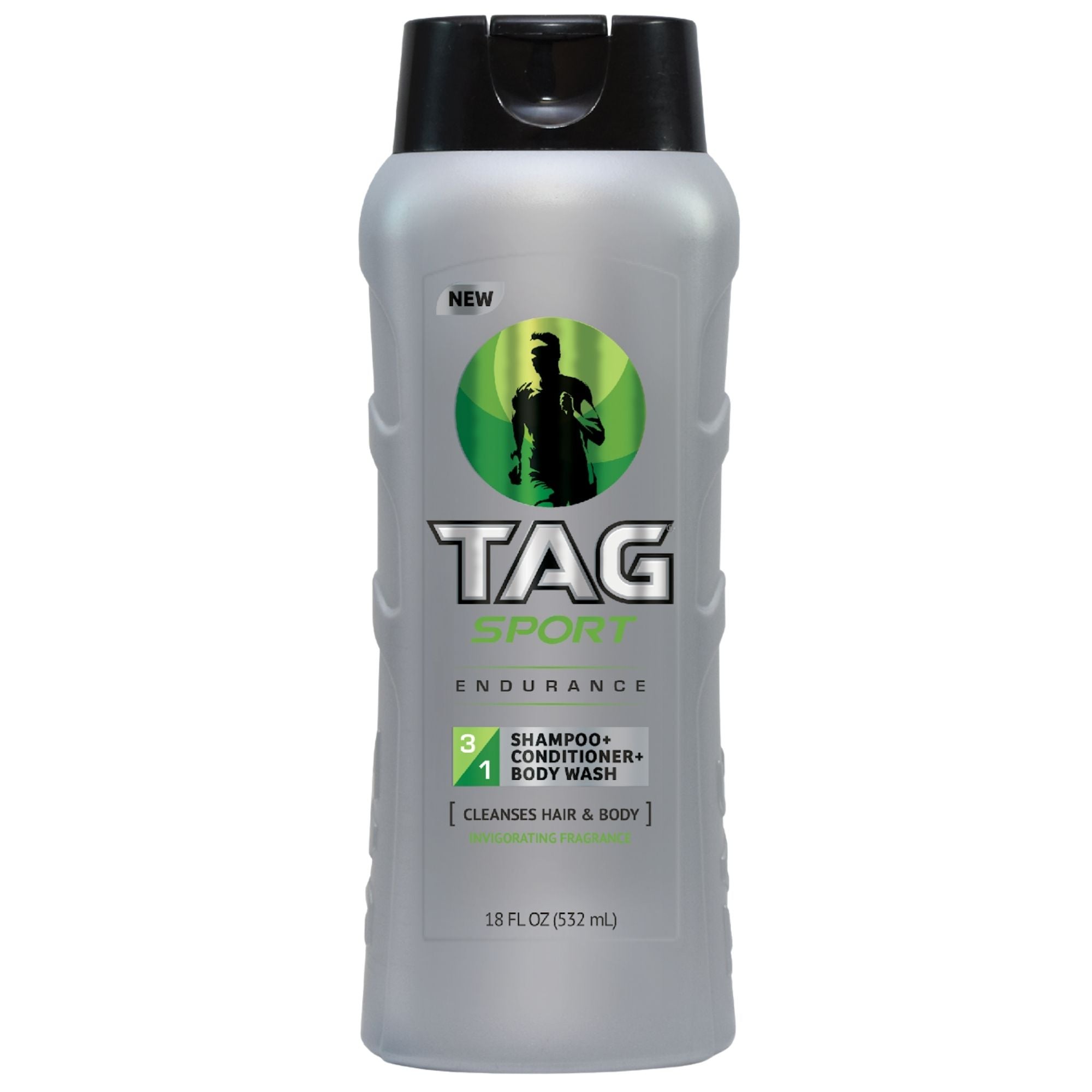 TAG 3-in-1 Shampoo, Endurance Scent, 18 oz