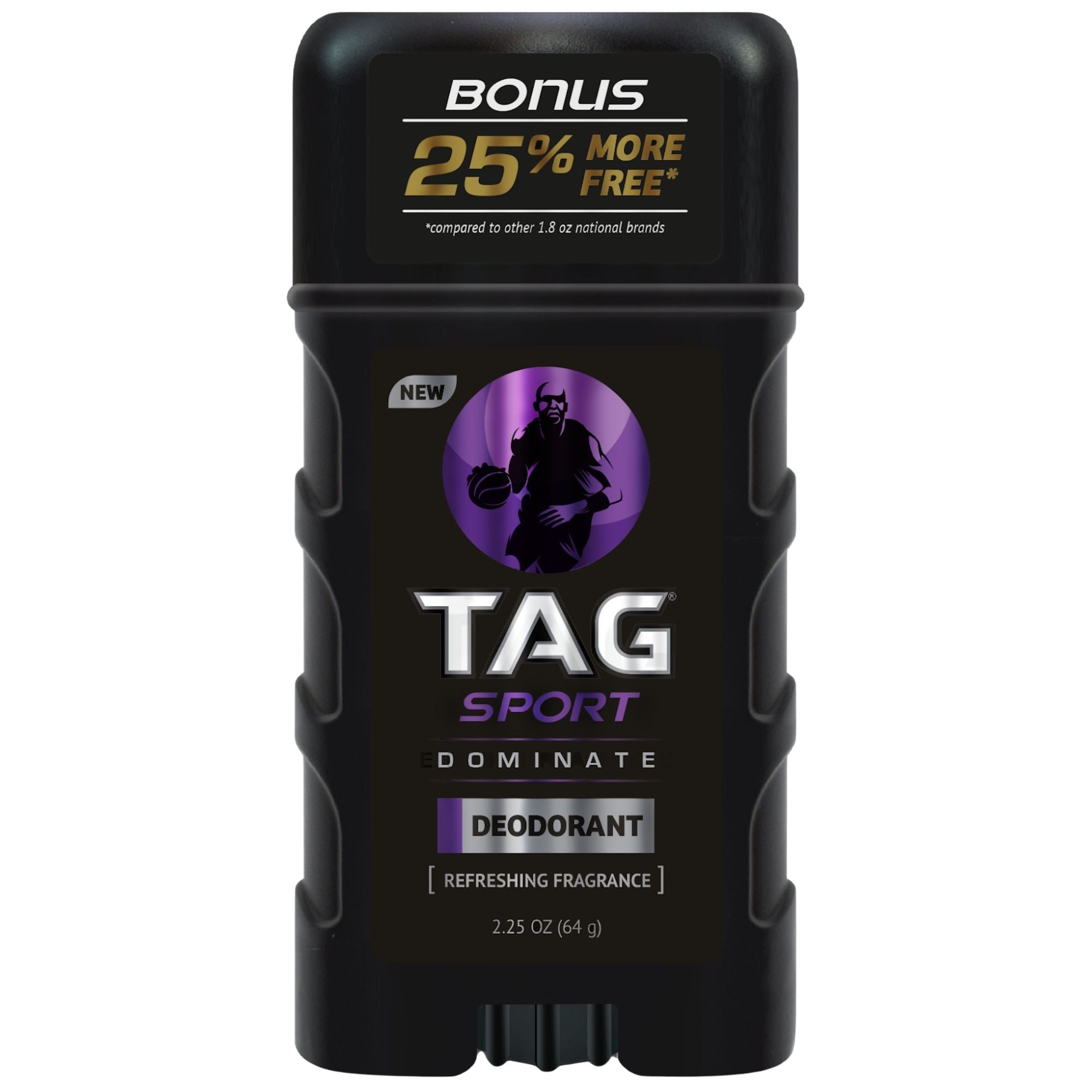 TAG Deodorant Stick, Dominate Scent, 2.25 oz