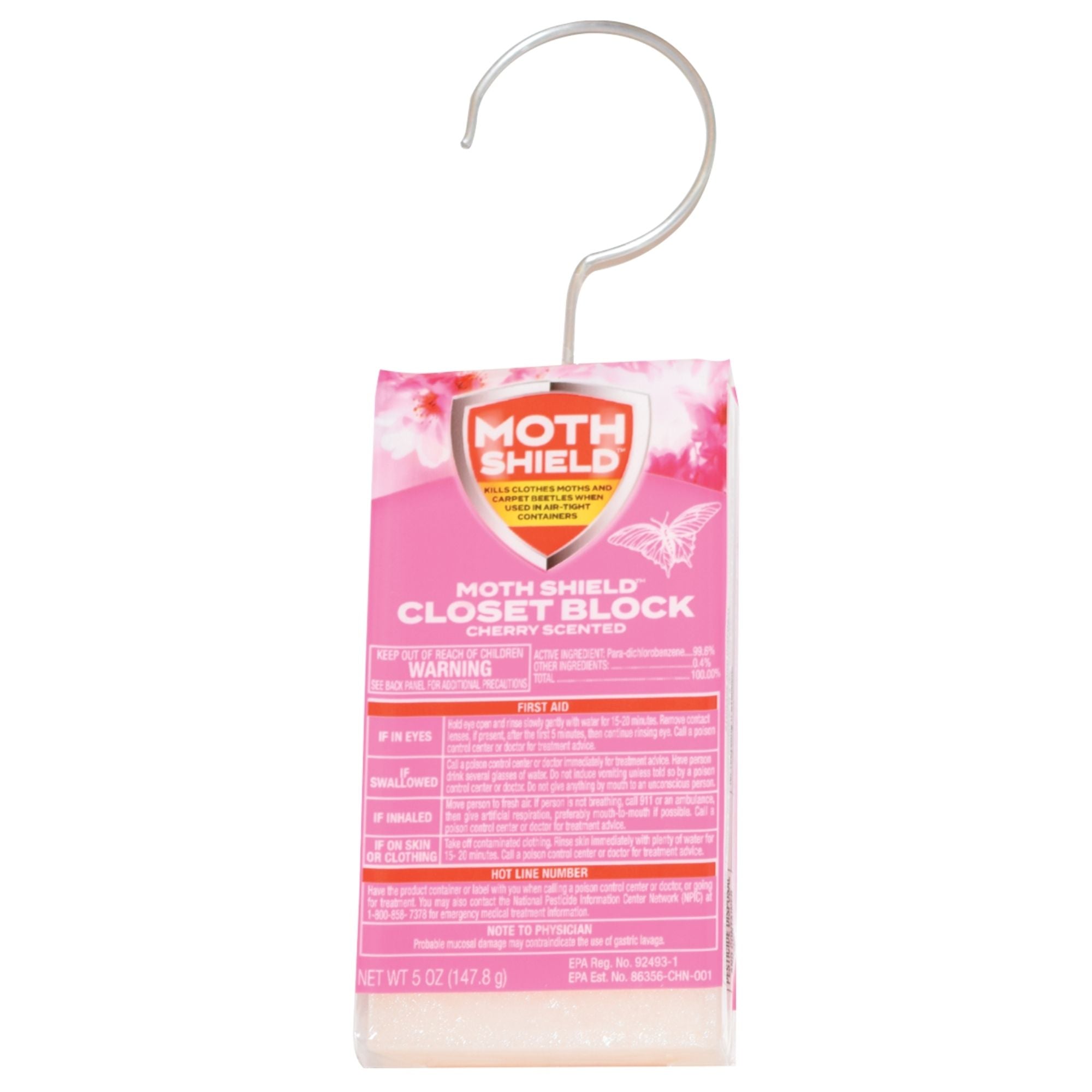 Moth Shield Closet Deodorizer 5 oz., Cherry