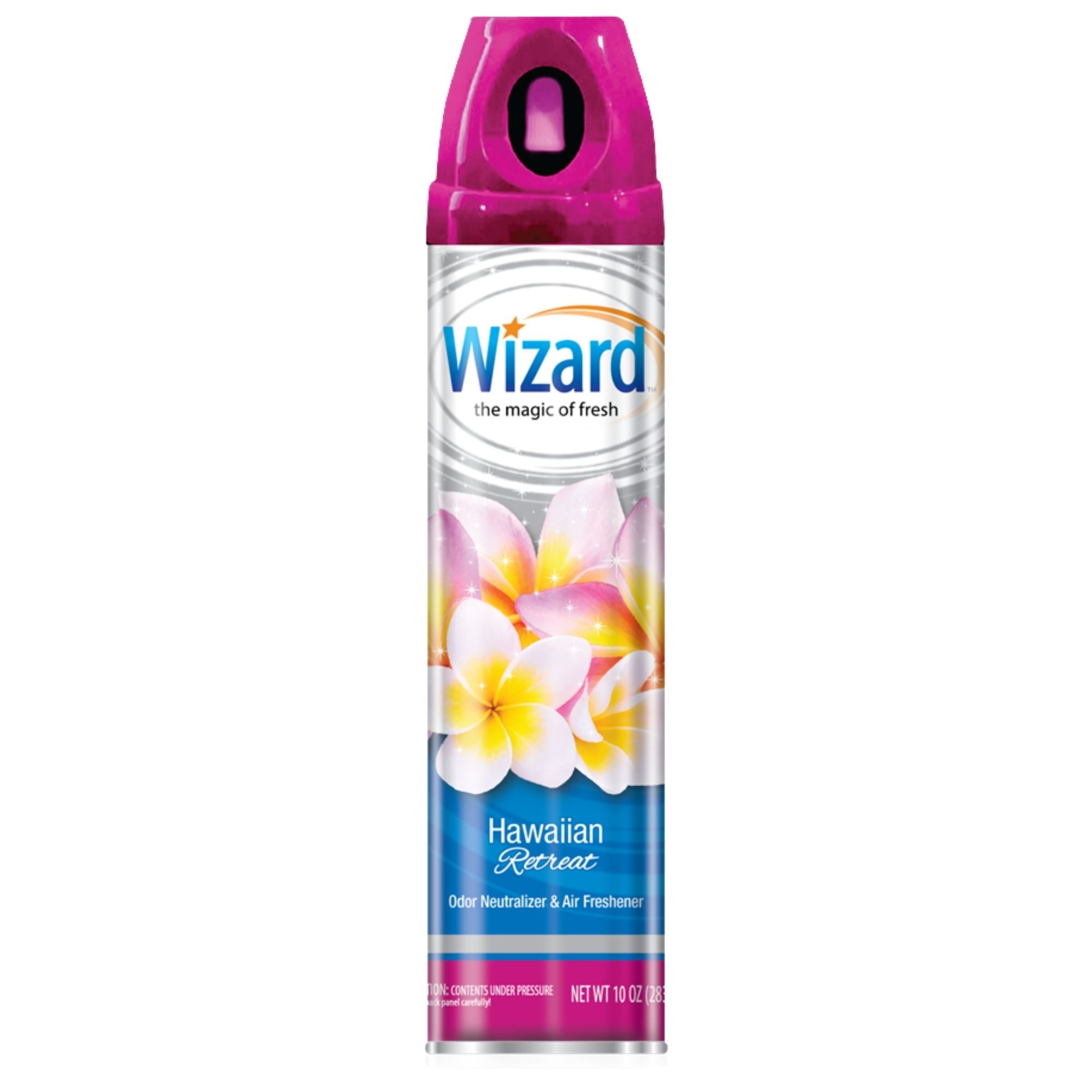 Wizard 10 oz Aerosol Air Freshener, Hawaiian Retreat, 10 oz