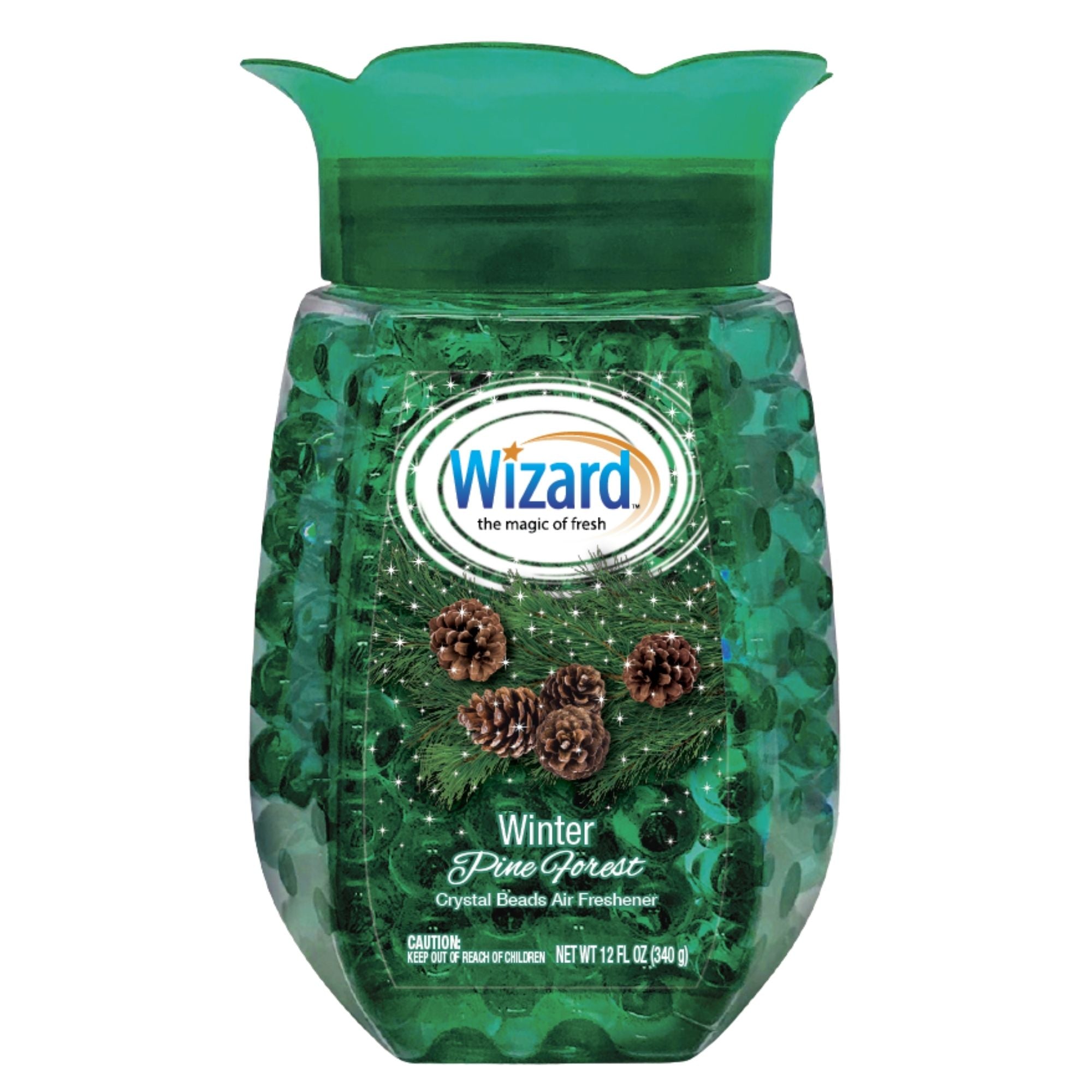 Wizard 12 oz. Crystal Beads, Winter Pine Forest