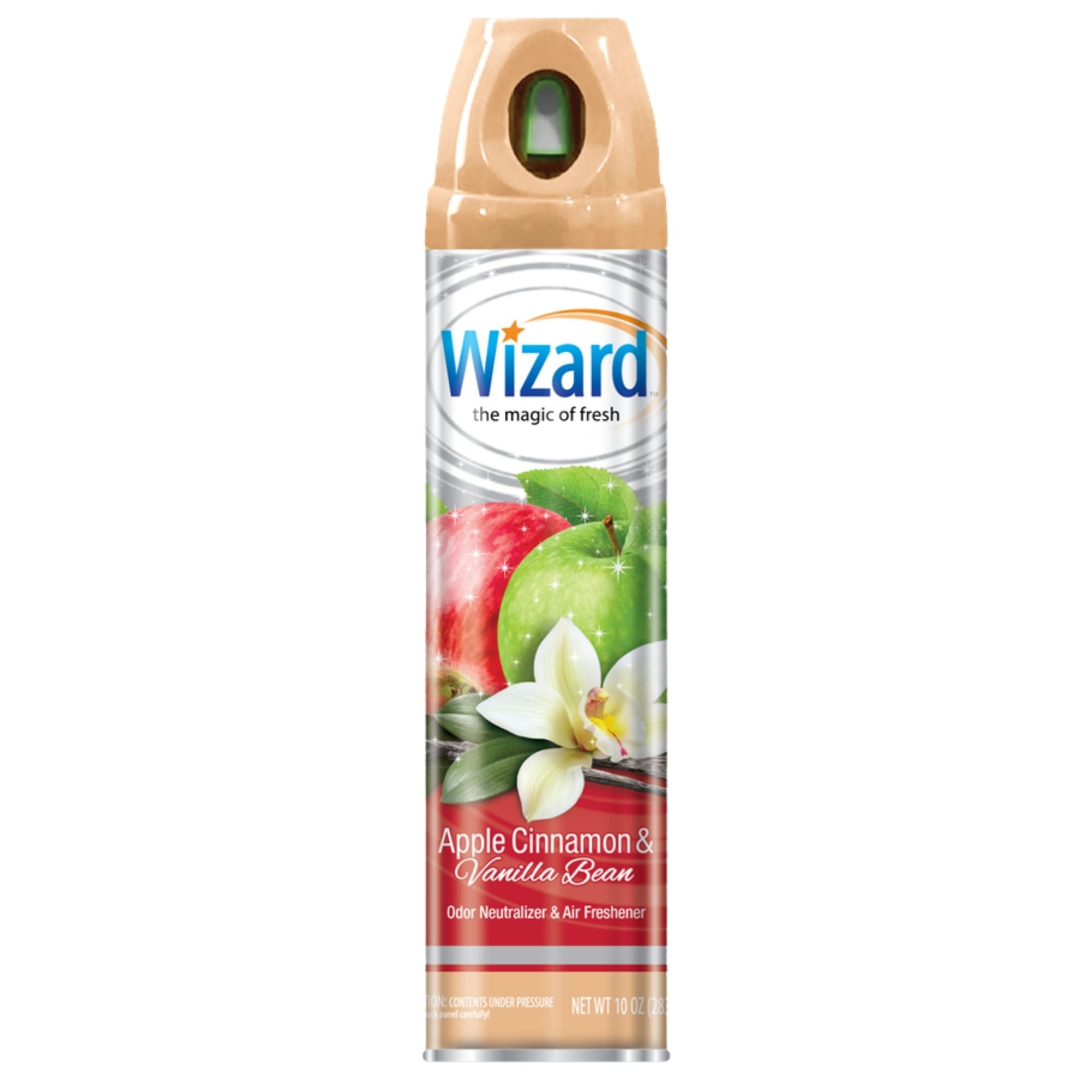 Wizard 10 oz. Aerosol Spray, Apple Cinnamon/Vanilla Bean