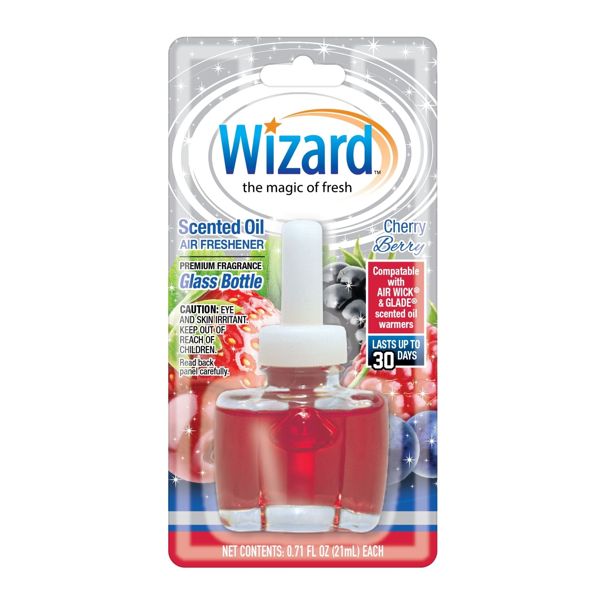 Wizard 1 ct. Scented Oil Refill, Cherry Berry