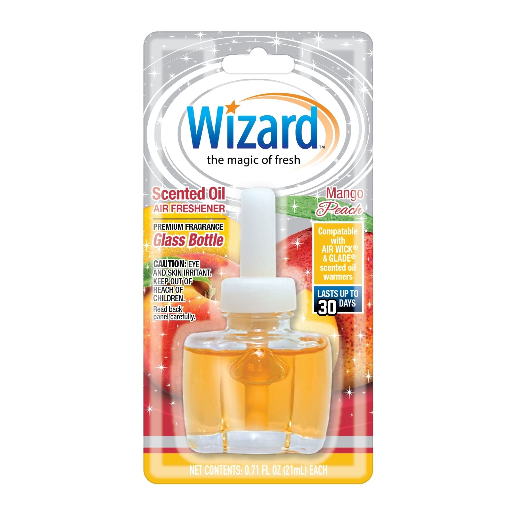 Wizard 1 ct. Scented Oil Refill, Mango Peach