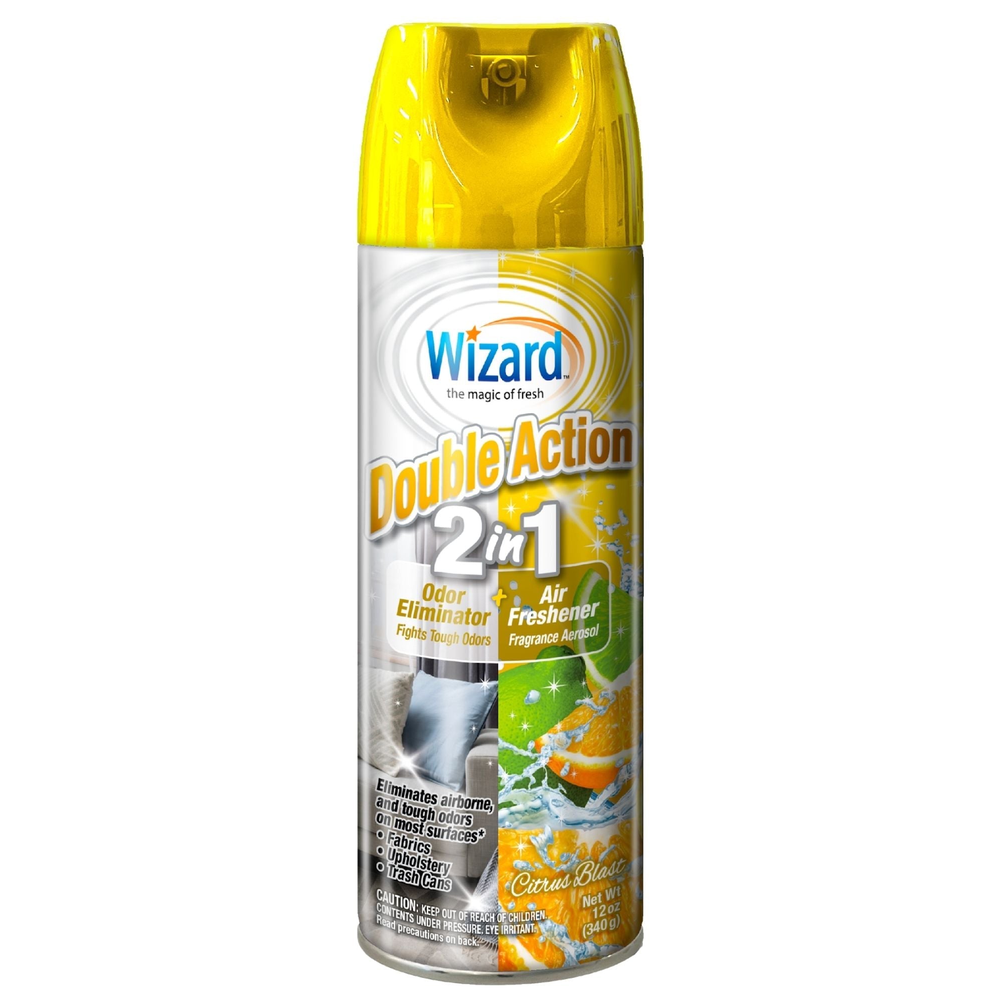 Wizard 12 oz. Aerosol Spray, 2-in-1, Citrus Blast