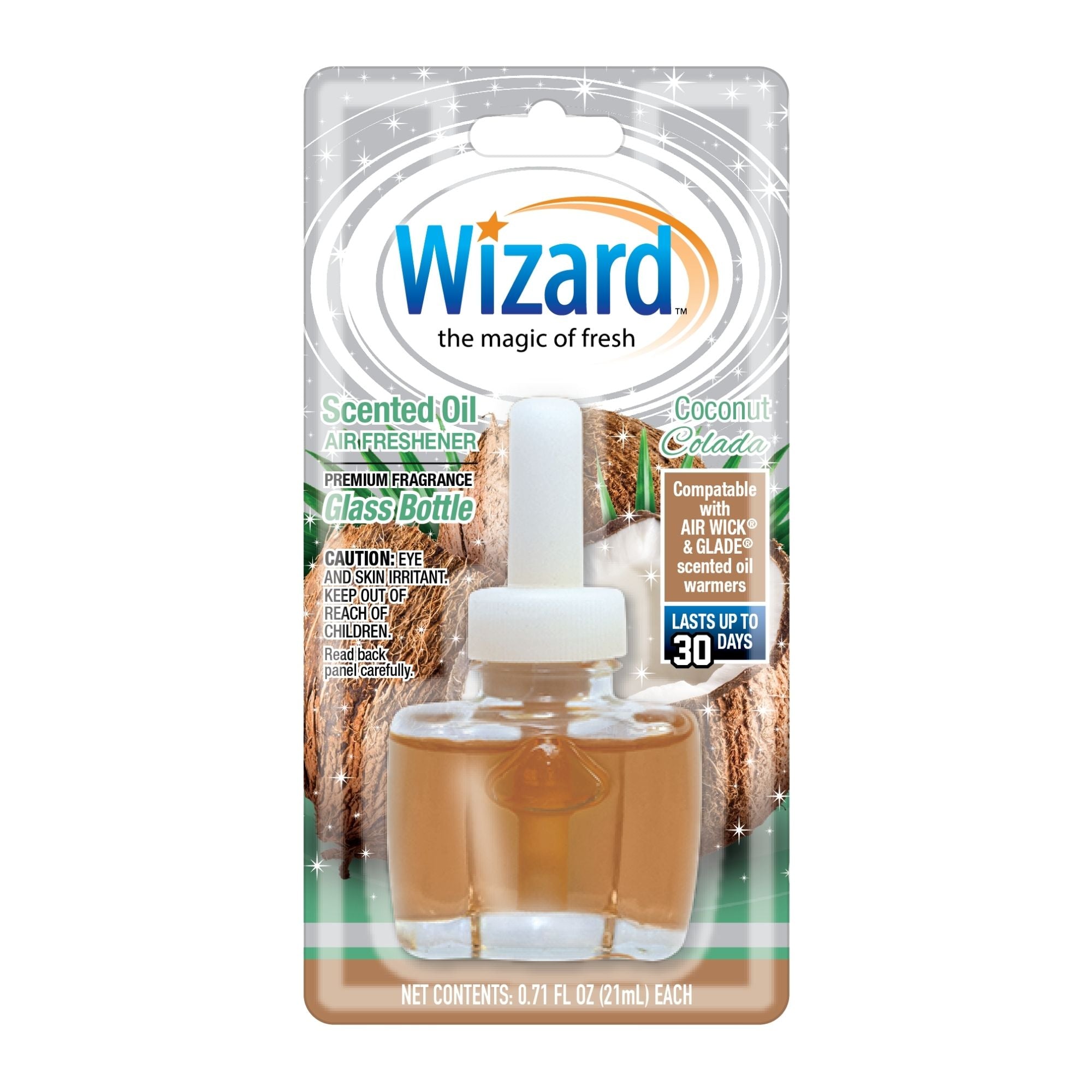 Wizard 1 ct. Scented Oil Refill, Coconut Colada