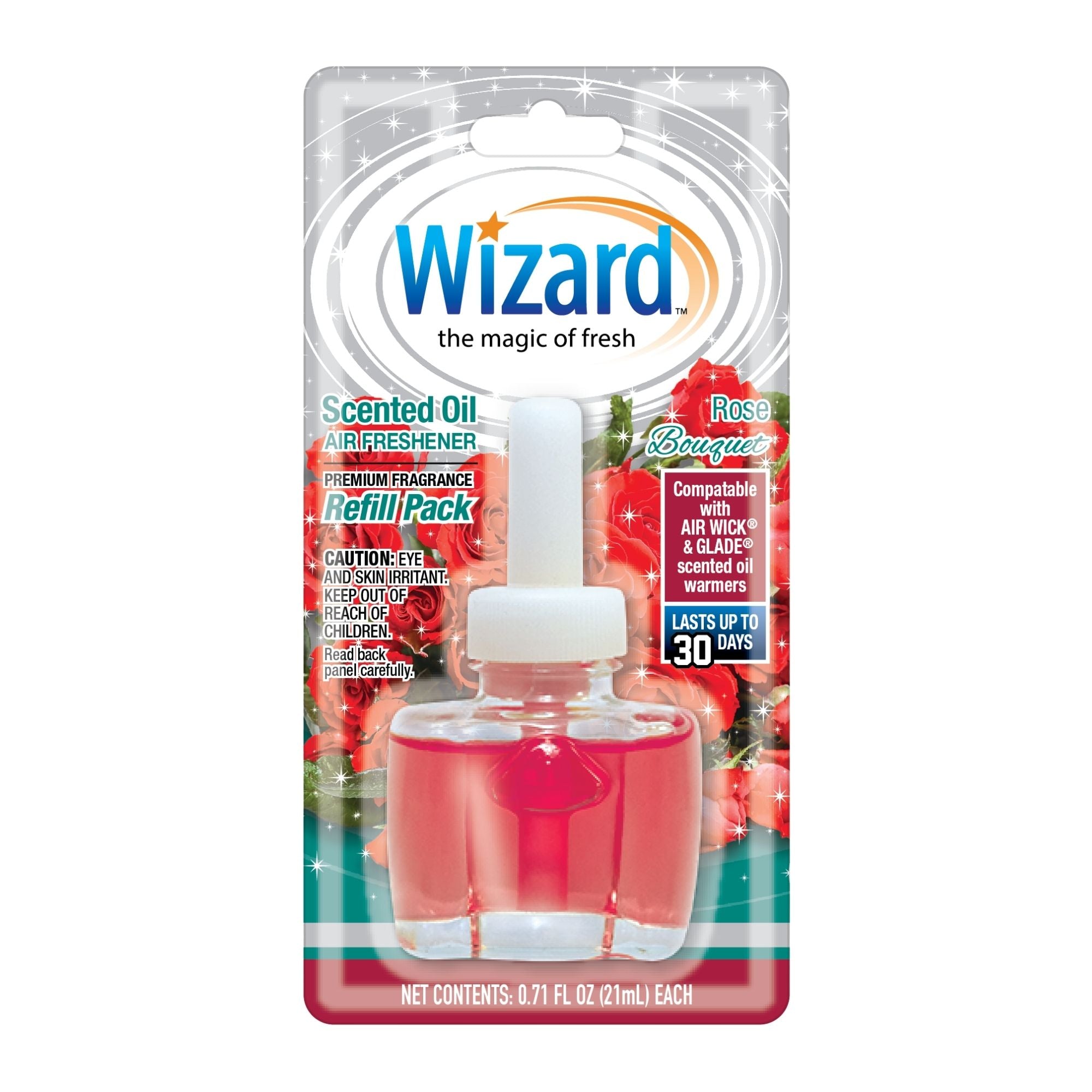Wizard 1 ct. Scented Oil Refill, Rose Bouquet