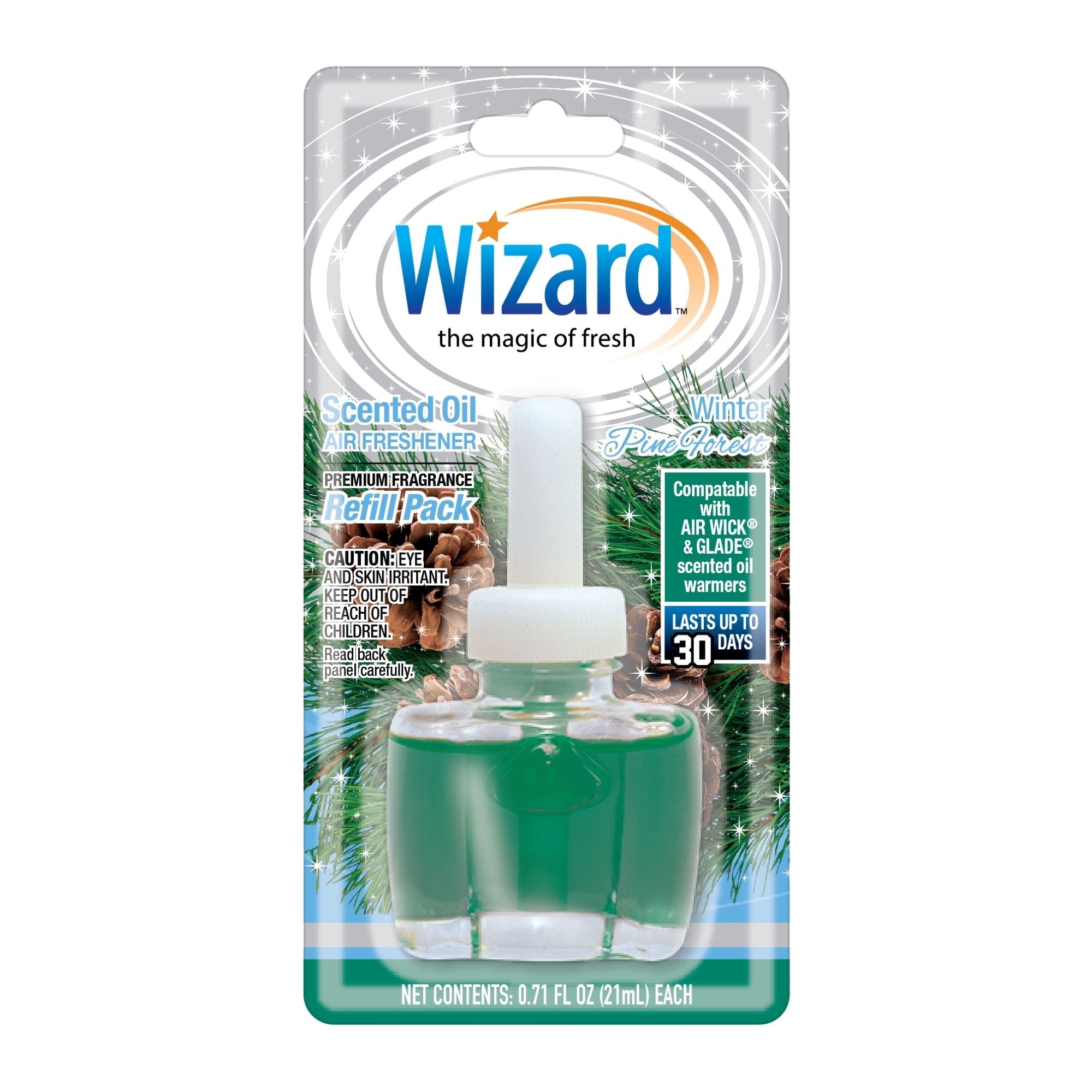 Wizard 1 ct. Scented Oil Refill, Winter Pine Forest