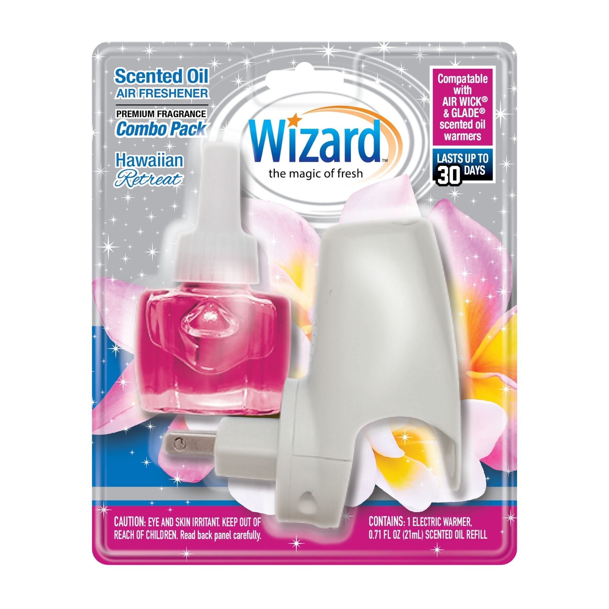 Wizard Scented Oil Warmer & 1 ct. Refill, Hawaiian Retreat