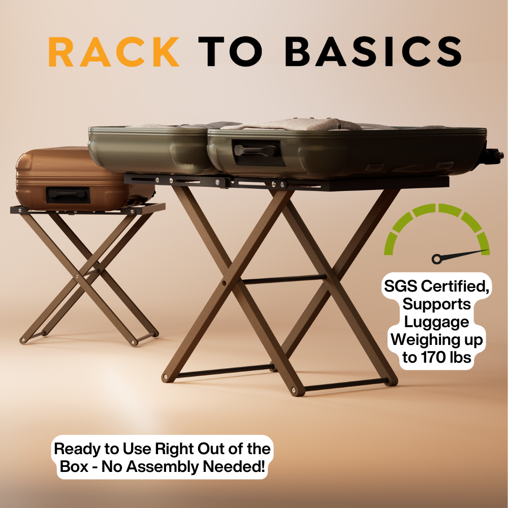 Rack to Basics Luxury Expandable Luggage Rack