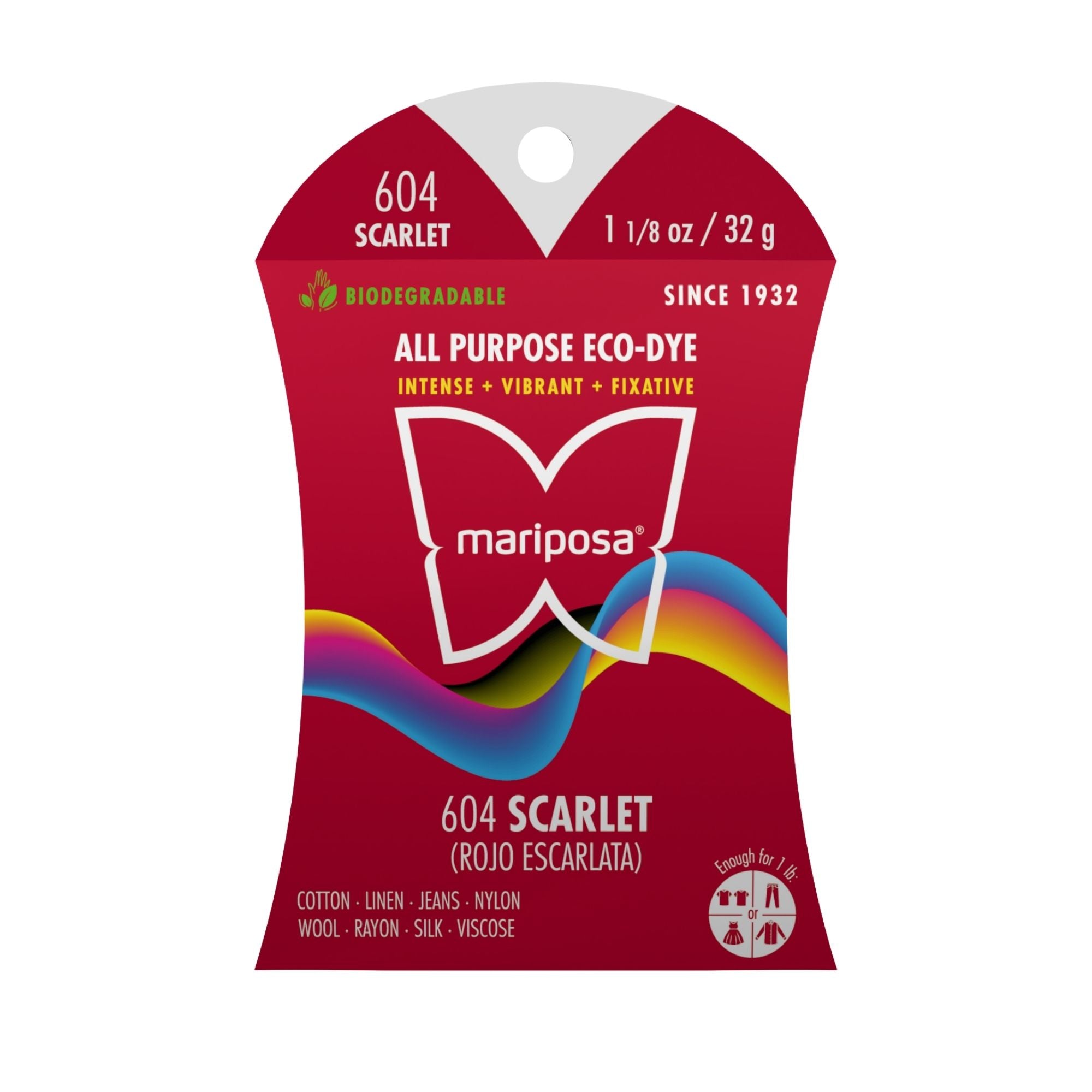 Scarlet Fabric Dye (604) 2-Pack