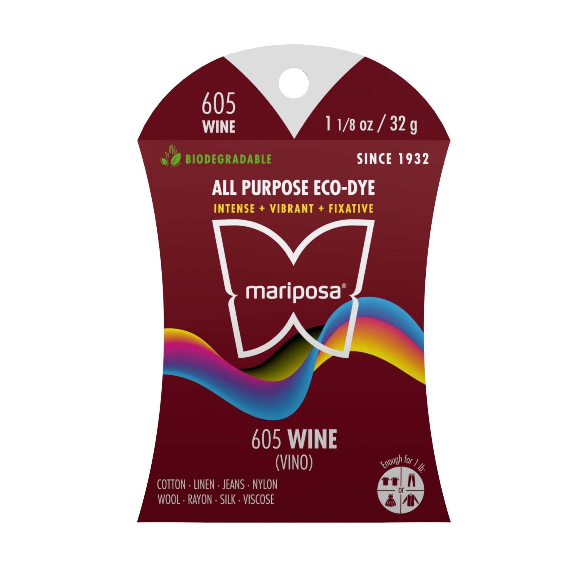 Wine Fabric Dye (605) 2-Pack