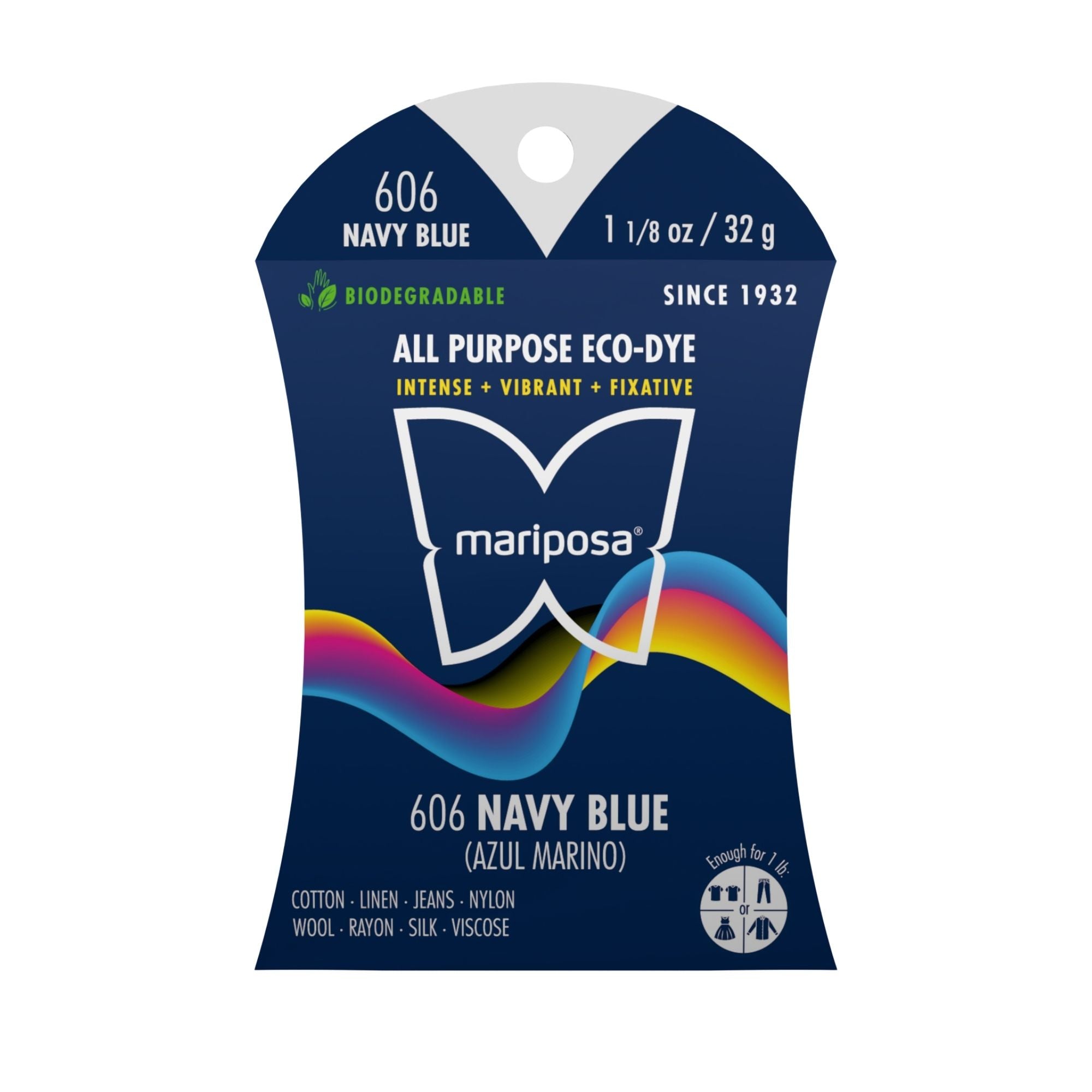 Navy Blue Fabric Dye (606) 2-Pack
