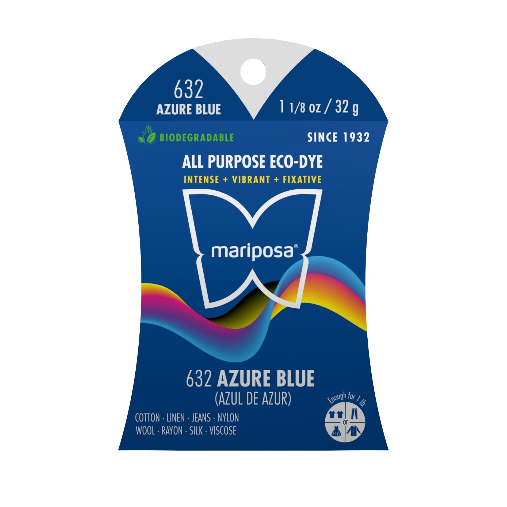 Azure Blue Fabric Dye (632) 2-Pack