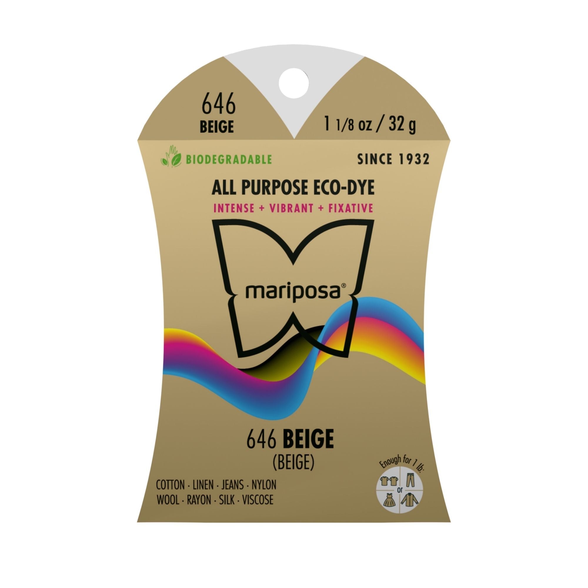 Beige Fabric Dye (646) 2-Pack